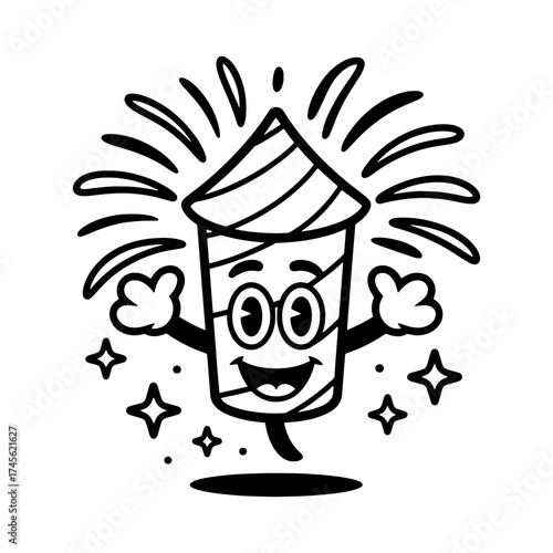 Firecracker Cartoon