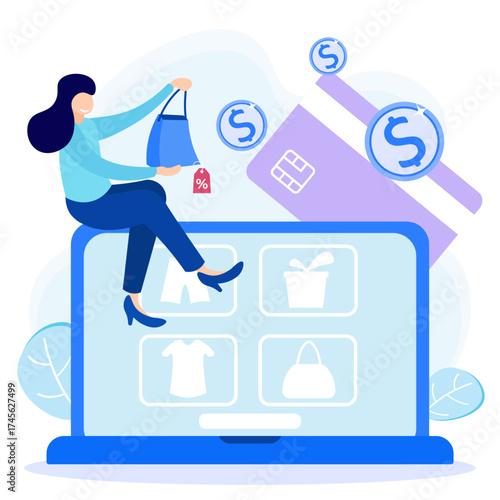 Illustration vector graphic cartoon character of cash back