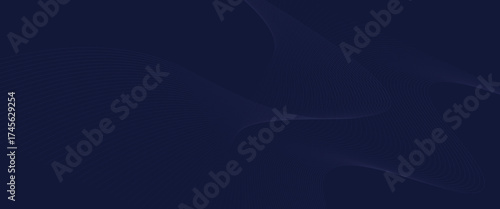 Premium background design with diagonal dark blue line pattern. Vector horizontal template for digital lux business banner, contemporary formal invitation, luxury voucher, prestigious gift certificate