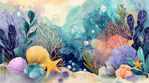 underwater world of fish