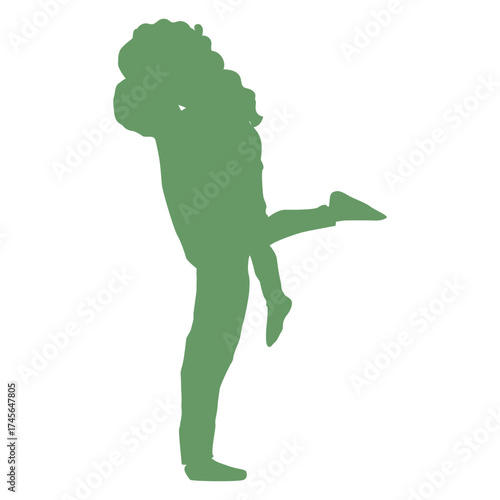 holding a romantic partner green_6