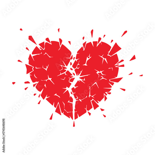 Shattered Heart Broken, Fragmented, and Emotionally Damaged