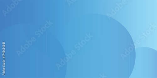 Abstract background blue with dynamic circle shape elements. Trendy and modern geometric gradient background. Vector Illustration