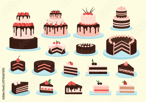 A delightful collection of assorted cakes and desserts for every occasion.