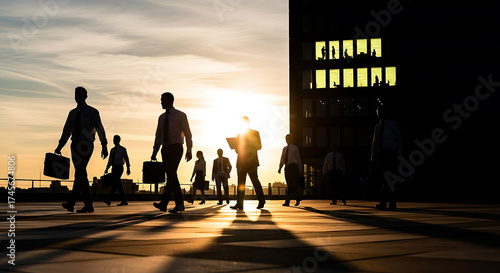 business silhouette