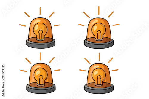 Seoul Tower Cartoon Icon in Modern Vector Style, South Korea Landmark Symbol, Isolated on White Background, Transparent Illustration for Travel, Culture, and Architecture Design