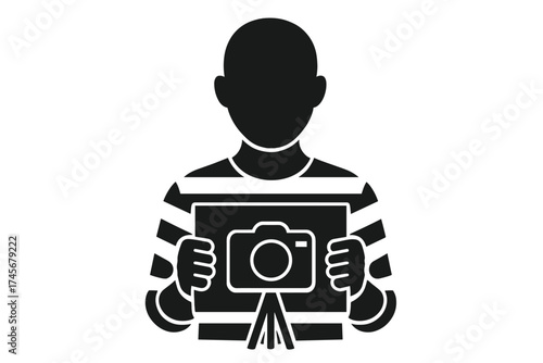 The Palm Jumeirah icon outline style isolated on white background, Dubai landmark vector illustration, Arabian Peninsula symbol, UAE famous man-made island graphic