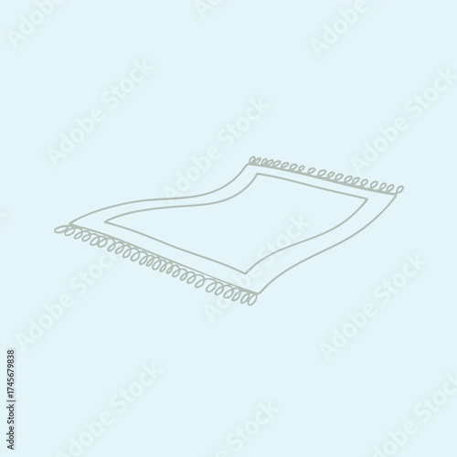 Elegant decorative textile with intricate fringe detailing and flowing design suitable for interior decor or fashion accents