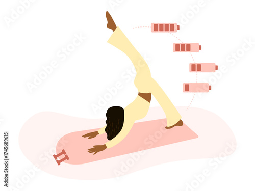 yoga; energy; wellness; fitness; balance; health; exercise; meditation; lifestyle; recharge; stretching; woman; mindfulness; body; relaxation; sport; recovery; vitality; mentalhealth; calm; motivation