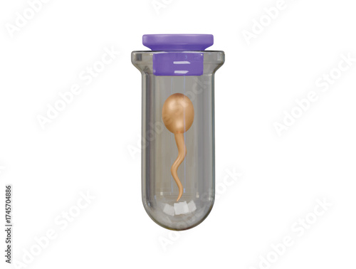 sperm quality icon 3d illustration render