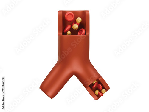 lipid profile icon 3d illustration render