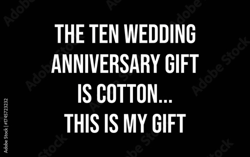 10th Wedding Anniversary Gifts Cotton Him Husband t-shirt quotes svg design