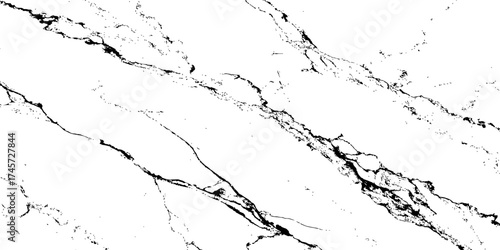 "Polished white marble with fine black veins, seamless texture suitable for luxury interiors, wall cladding, countertops, flooring, and sophisticated architectural surfaces"