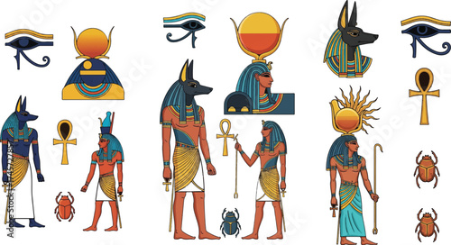 Egyptian deities and symbols Egyptian gods Anubis