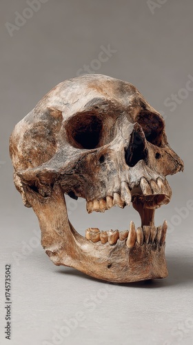 Realistic skull Halloween decoration