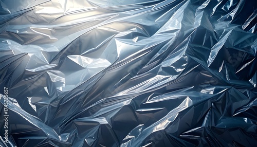 Abstract Texture: An abstract close-up showcases a mesmerizing pattern of textured, shimmering, and reflective surface, playing with light and shadow. Ai generated image