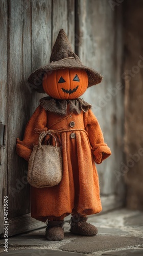 Charming pumpkin for Halloween fun!
