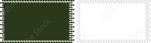 Hand made Set of decorative borders simple vector design element for graphic design Vector