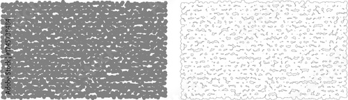Hand made Halftone pattern background abstract dotted texture with gray and white colors for digital design and creative projects Vector