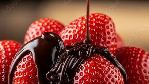 Vibrant assortment of fresh summer berries glistening with morning dew drops in a rustic outdoor setting with golden sunlight