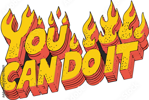 Vector cartoon fire illustration set with flames explosion icons and design elements