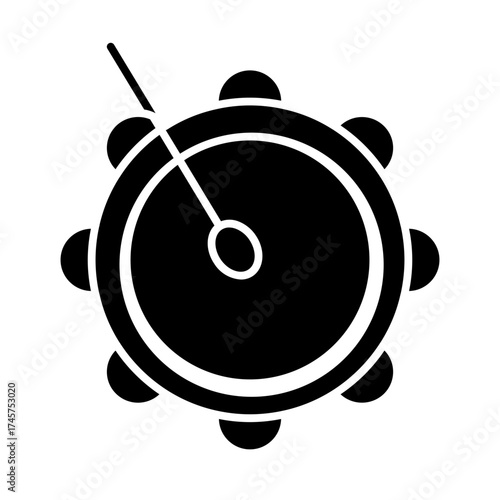 drummer glyph icon