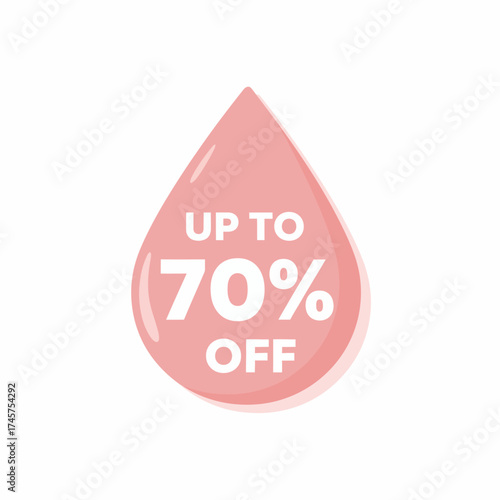 Up to 70% Off Sale Drop Limited-Time Discount Offer in Attractive Pink