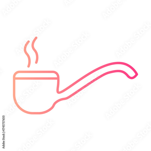cigar gradient icon