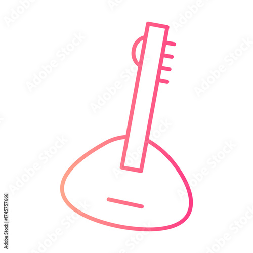 guitar gradient icon