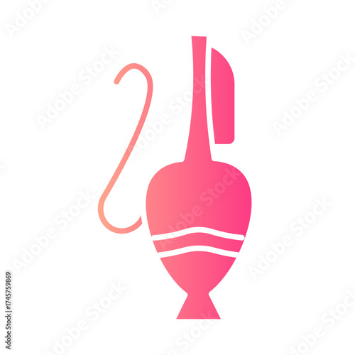 hookah gradient icon