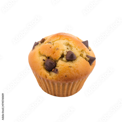 muffin isolated on white background