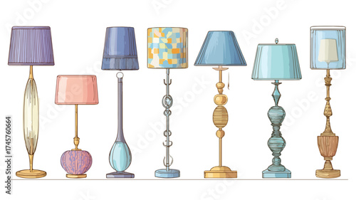 Elegant Lamp Collection for Home Decor - Floor Lamps & Table Lamp