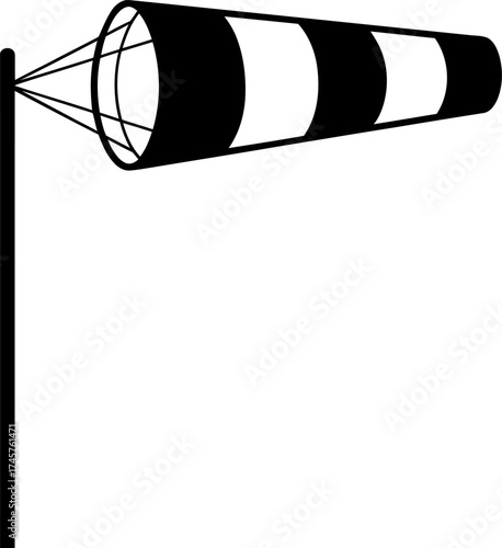 Windsock Indicator Wind Direction Aviation and Weather Monitoring

