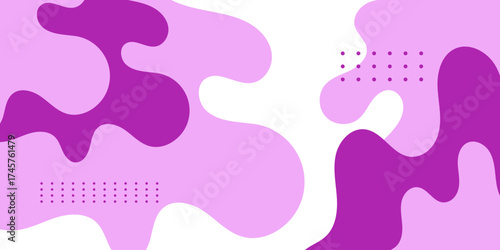 Minimal abstract fluid background with purple color combination design. Background concept design