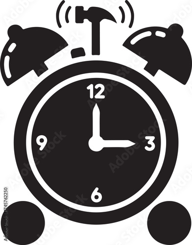 Solid black circle against white background graphic element minimal style