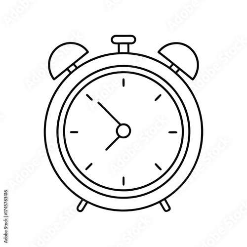 alarm clock vector illustration