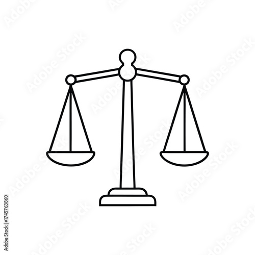 scales of justice vector