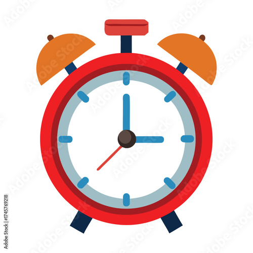 alarm clock vector illustration