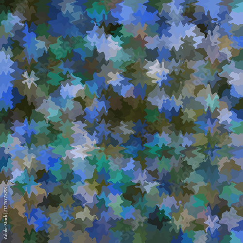 Colorful splashed abstract background. Splash effect and camouflage. Splattered backdrop.