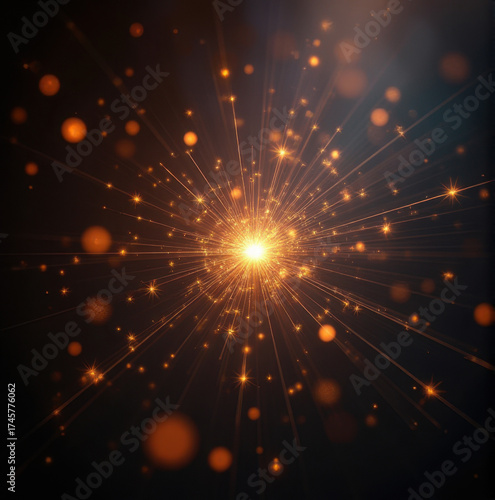 abstarct illustration of a fireworks