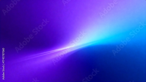 Abstract gradient of purple and blue light
