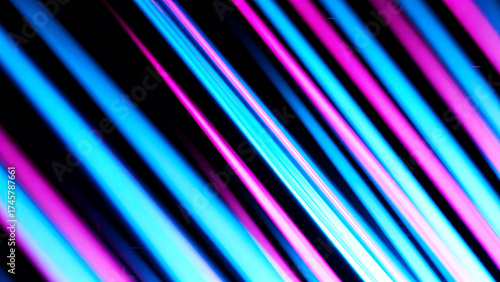 Colorful diagonal light streaks
