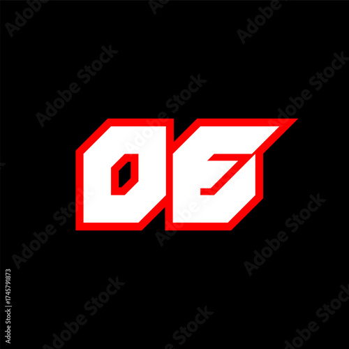 OE logo design, initial OE letter design with sci-fi style. OE logo for game, esport, Technology, Digital, Community or Business. O E sport modern Italic alphabet font. Typography urban style fonts.