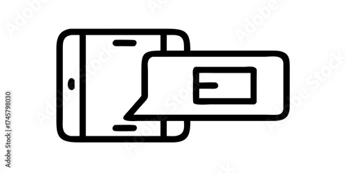 briefcase icon on metal internet button