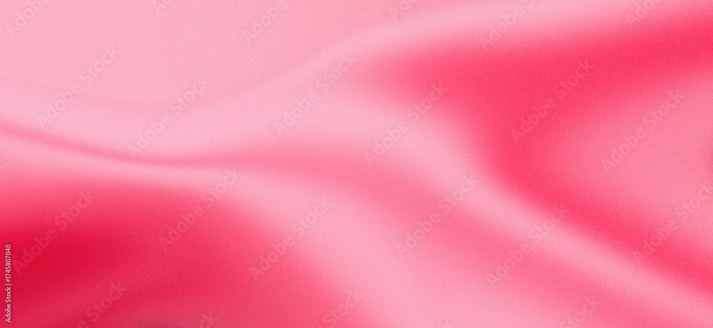 Fototapeta premium Gentle pink gradient background with soft waves for feminine designs and art
