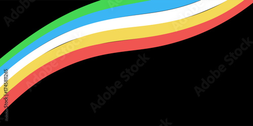 Disability Pride Month background illustration with copy space