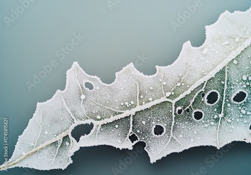 A translucent white leaf with visible veins, placed against a dark background for a stark contrast