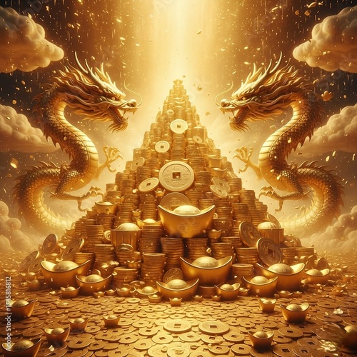 Golden Dragon's Treasure Hoard