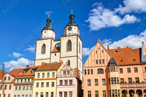Lutherstadt Wittenberg, Marktplatz mit der Stadtkirche