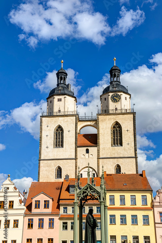 Lutherstadt Wittenberg, Marktplatz mit der Stadtkirche